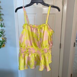 ‼️NWT Torrid Peplum Satin Square Neck Cami